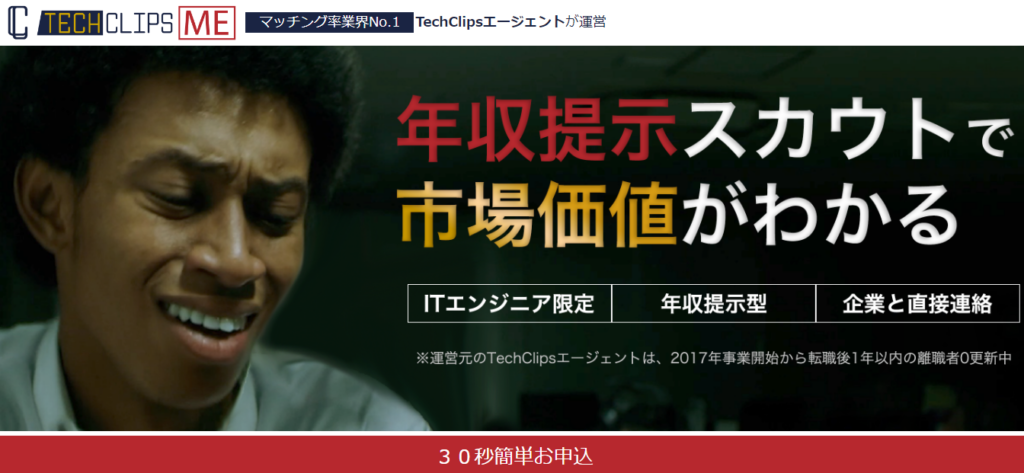 TechClips ME 公式サイトのキャプチャ画像