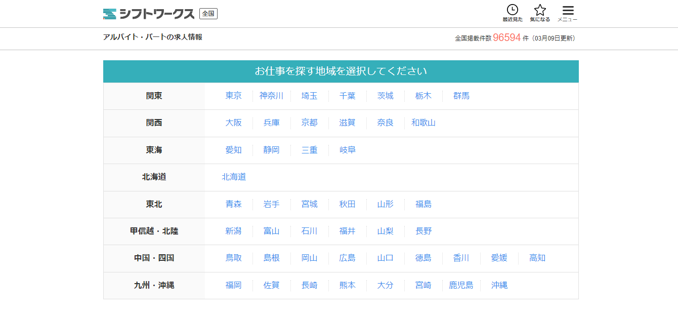 シフトワークスのキャプチャ画像