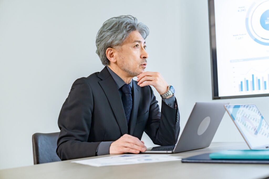 転職したい40代のビジネスマン