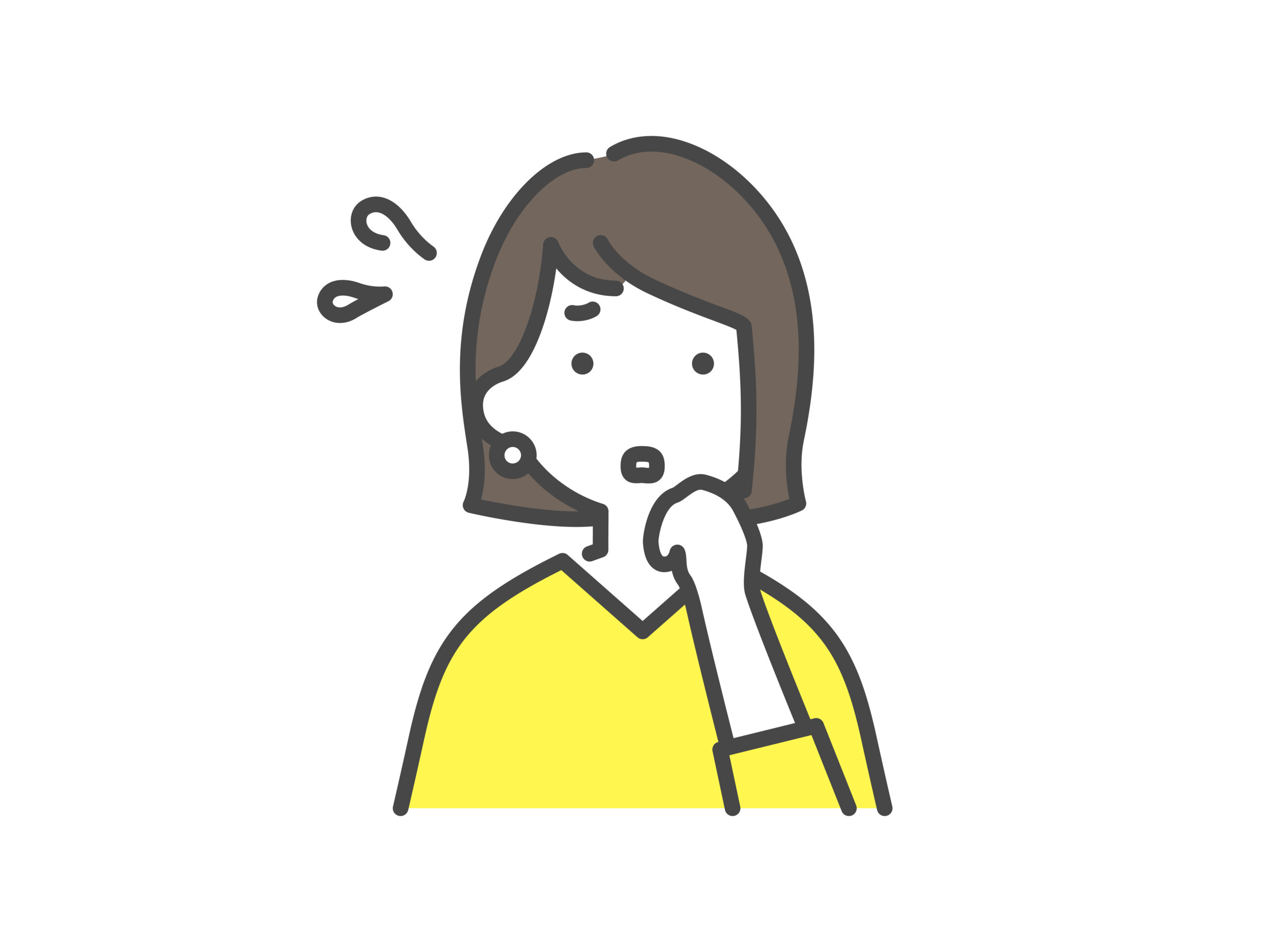 子持ちで転職を検討しているキャリアウーマンをイメージしたイラスト画像